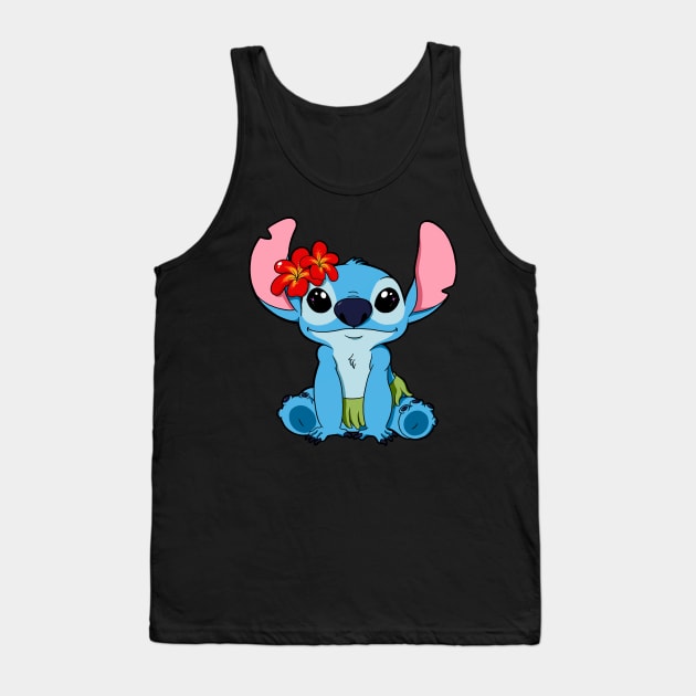 Hawaiian Stitch Tank Top by Adelaidelia